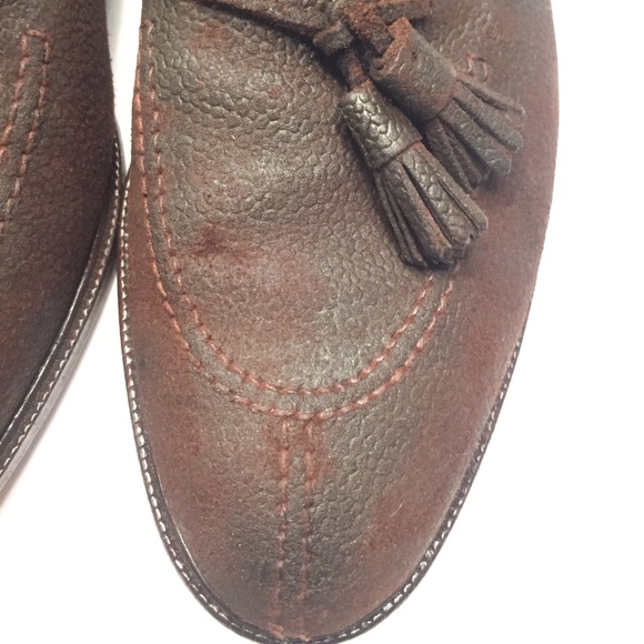 10 D Salvatore Ferragamo tassel Loafers pebbled main image 4